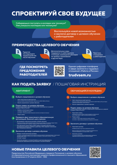 Памятка об организации целевого обучения.